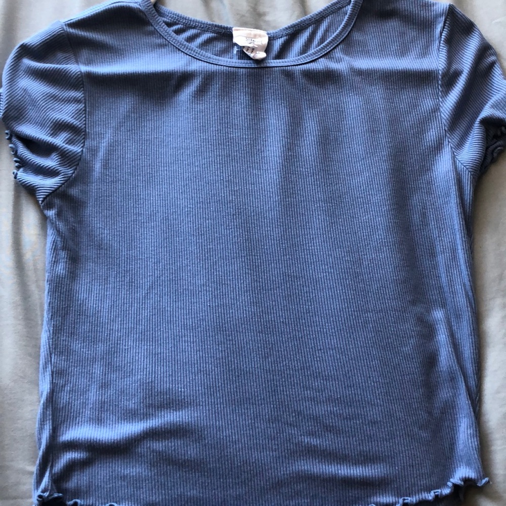 Soft light blue tee